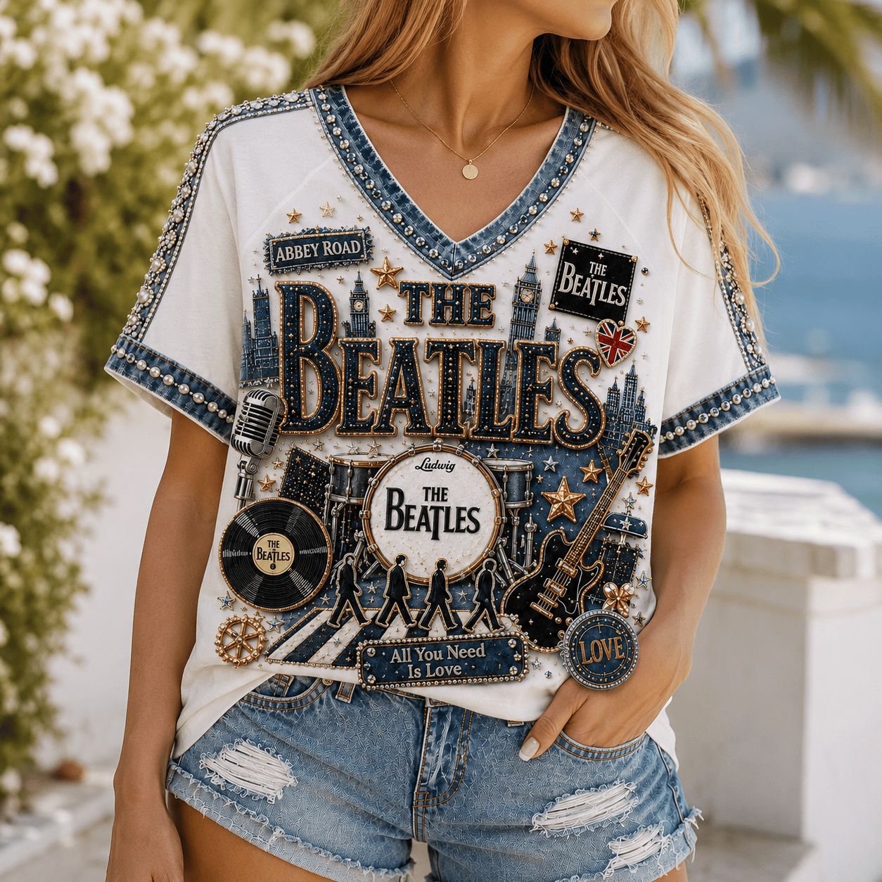 Premium TBT V-neck Shirt PDL