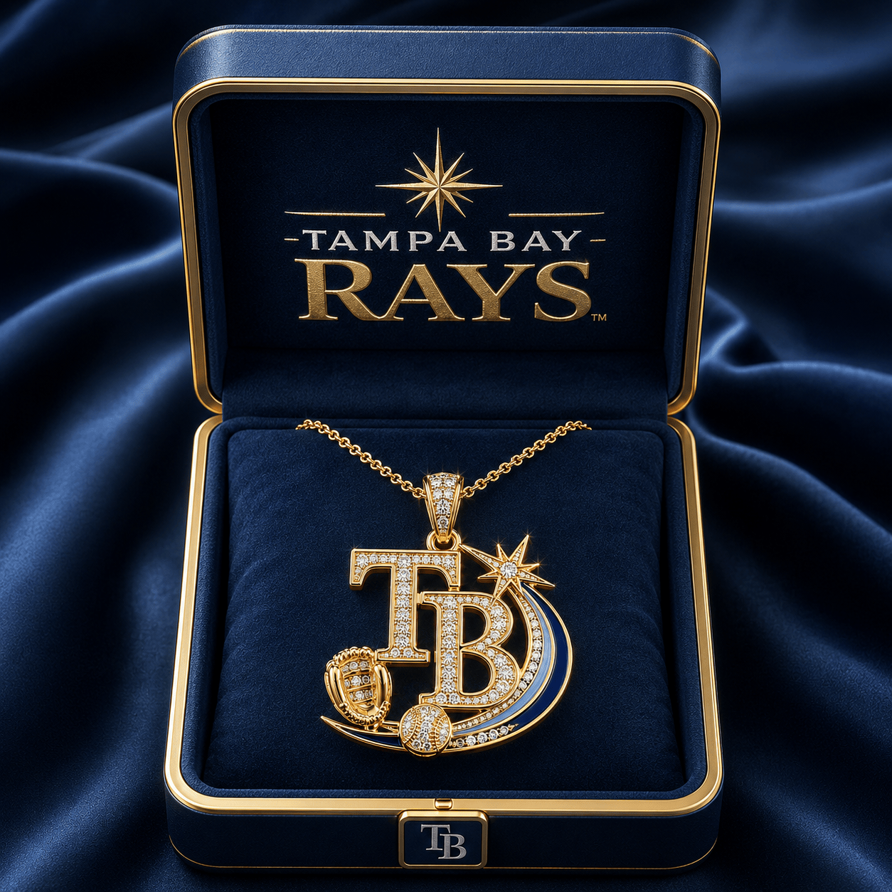 TPBR Solid Gold Chain with Diamond Pendant BMD