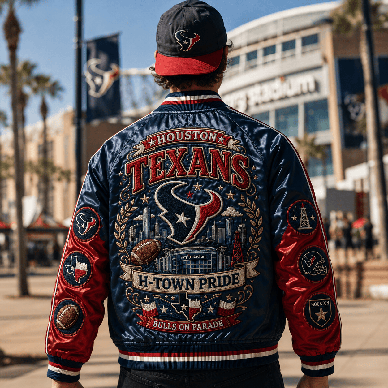PREMIUM HTX SATIN BASEBALL JACKET NTNA
