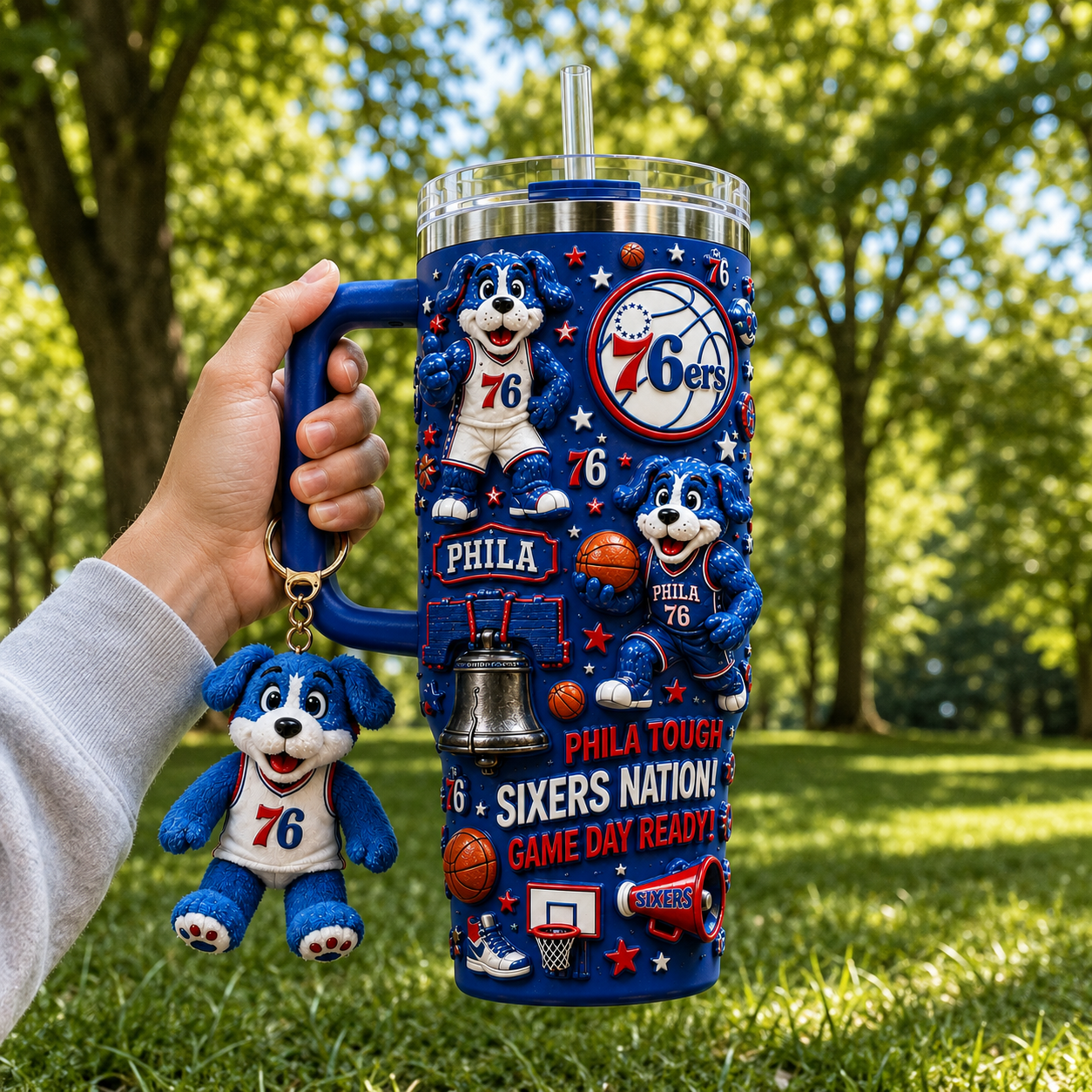 PL77 40oz Tumbler With Handle DNBN